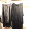 2種のワイドパンツ　 レイヤード仕立て